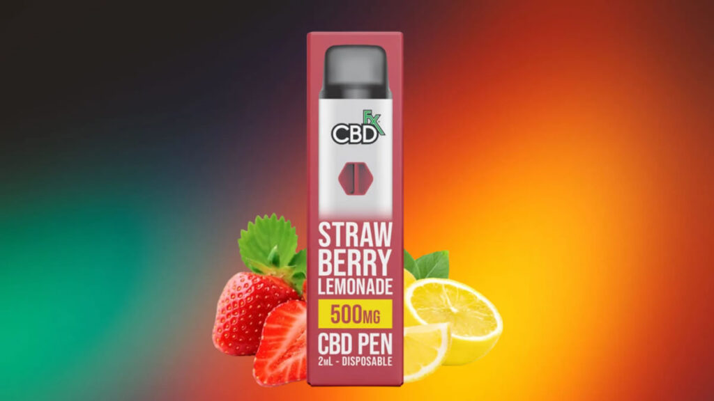 CBDfx Strawberry Lemonade CBD Vape Pen