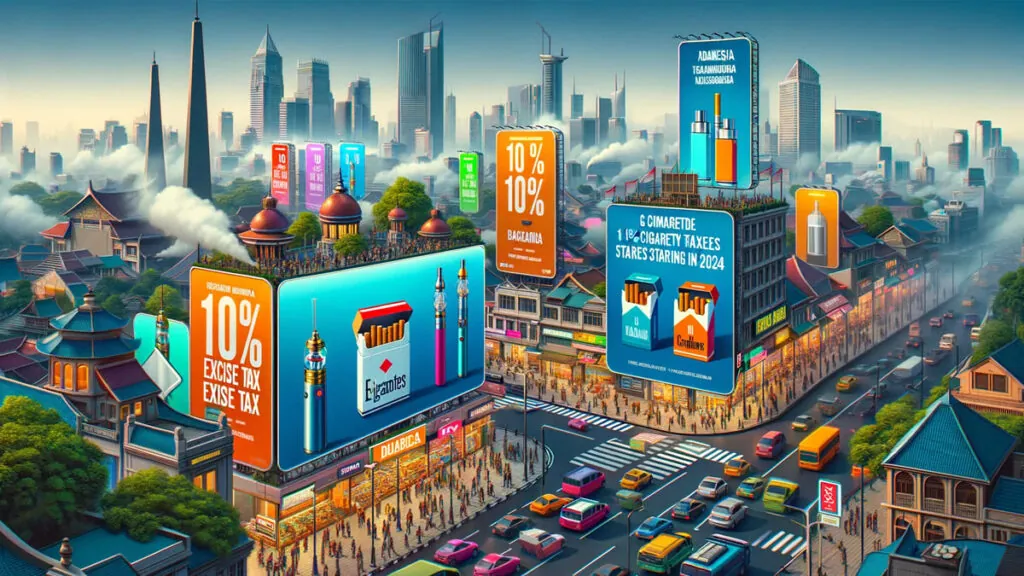 Indonesia's New 10% E-Cigarette Tax Sparks Controversy Indonesia e-cigarette taxation