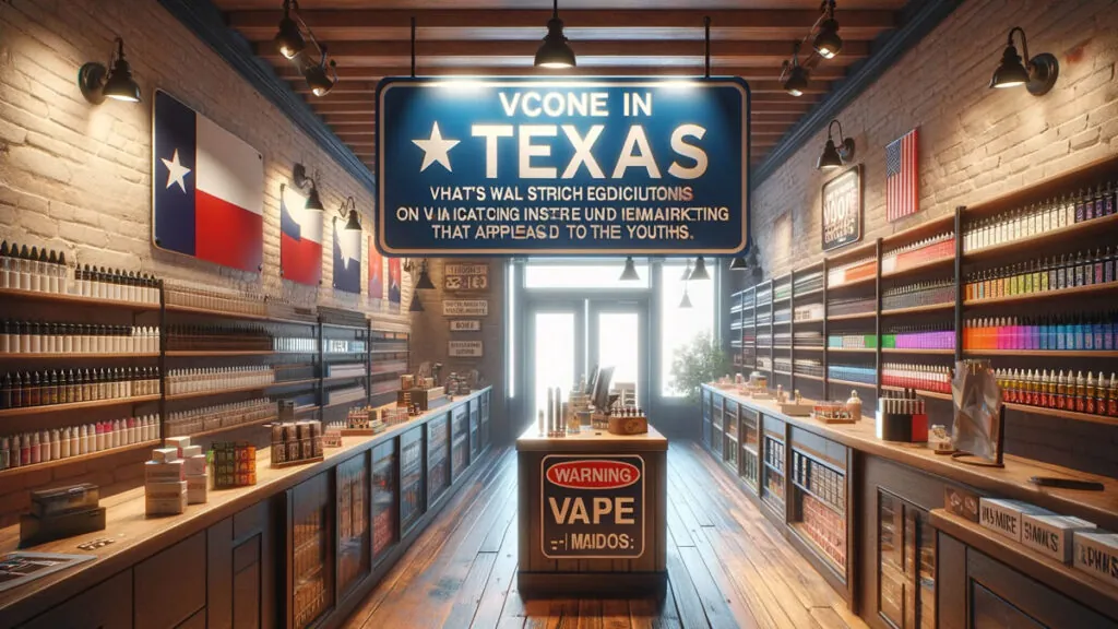 Texas vape marketing law