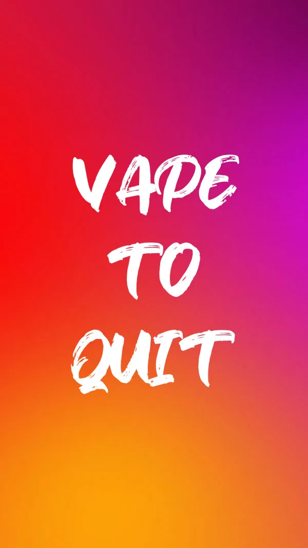 vape to quit