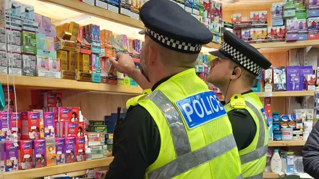 UK Crackdown Seizes Millions in Illegal Vapes, Cigarettes, and Tobacco UK Vape Ban, Illegal Cigarettes